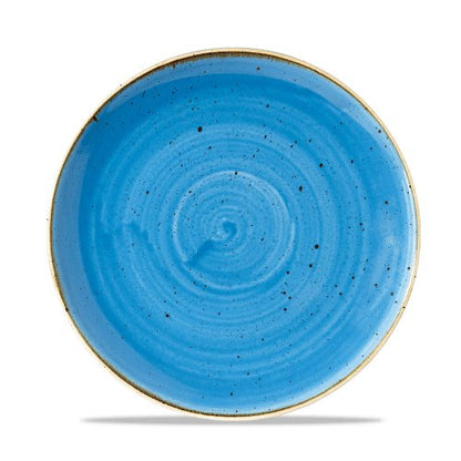 Churchill Super Vitrified Stonecast Cornflower Blue Teller für Gastronomie