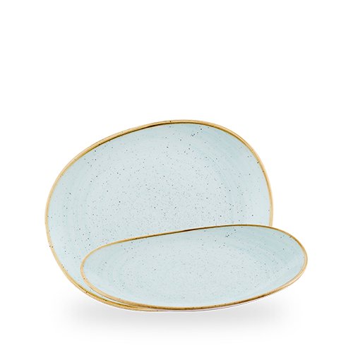 Churchill Super Vitrified Stonecast Duck Egg Blue Teller für Gastronomie und Catering