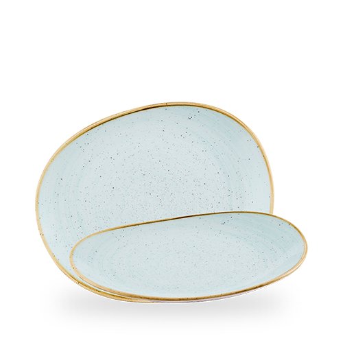 Churchill Super Vitrified Stonecast Duck Egg Blue Teller für Gastronomie und Catering