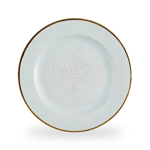 Churchill Super Vitrified Stonecast Duck Egg Blue Teller, 30.5cm, für Gastronomie
