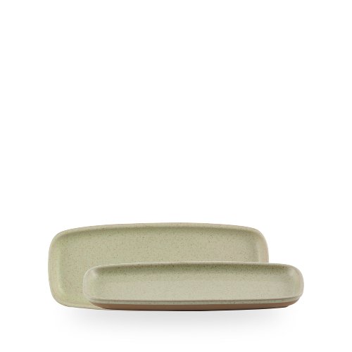 Churchill Emerge Speckled Green Platte 25,1x10cm für die Gastronomie