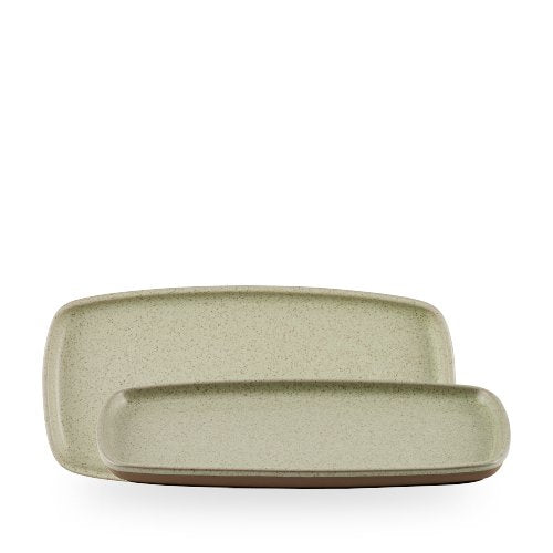 Churchill Emerge Speckled Green Platte 30x14cm für die gastronomische Präsentation von Speisen