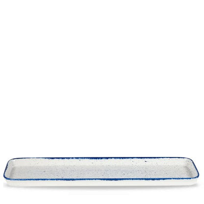 Churchill Super Vitrified Hints Indigo Tablett für Gastronomie