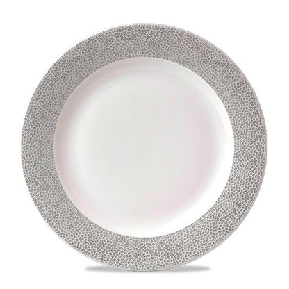 Churchill Super Vitrified Isla Spinwash Grey Flachteller für Gastronomie