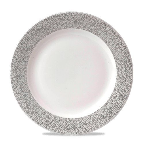 Churchill Super Vitrified Isla Spinwash Grey Flachteller für Gastronomie