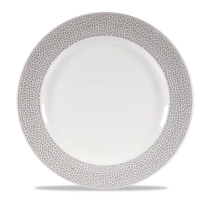 Churchill Isla Spinwash Shale Grey Teller flach 27,6 cm für Gastronomie