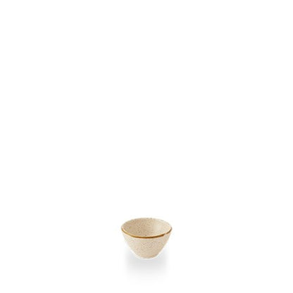 Churchill Super Vitrified Stonecast Nutmeg Cream Dip Schale für Dips und Saucen