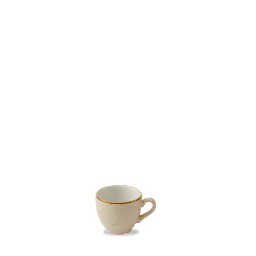 Churchill Super Vitrified Stonecast Nutmeg Cream Espresso-Tasse für Gastronomie