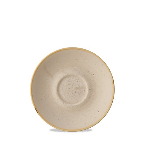 Churchill Cappuccino-Untertasse in Muskat-Creme für Gastronomie