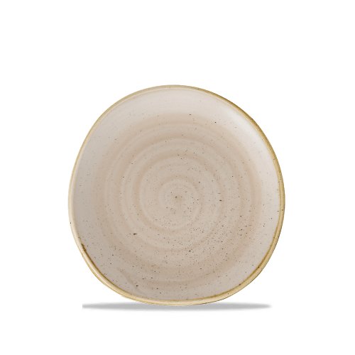 Churchill Super Vitrified Stonecast Nutmeg Cream Teller 18,6cm für Gastronomie
