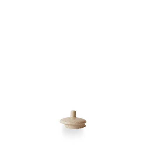 Churchill Super Vitrified Stonecast Nutmeg Cream Ersatz-Deckel für Gastronomie
