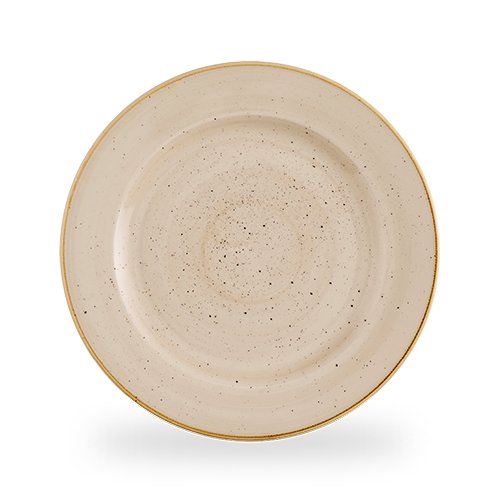 Churchill Super Vitrified Stonecast Nutmeg Cream Tellerflach 30.5cm für Gastronomie