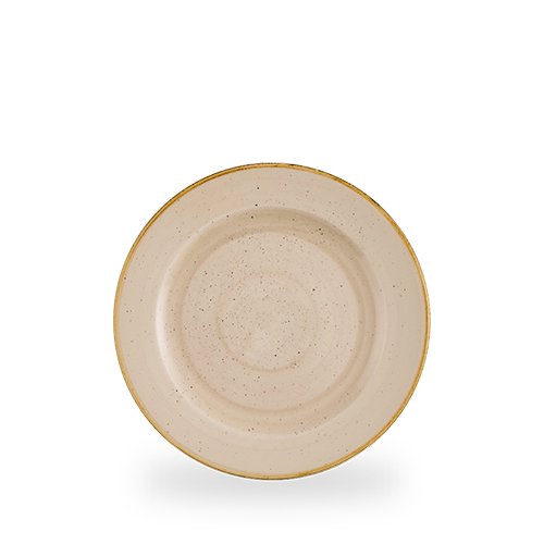 Churchill Super Vitrified Stonecast Nutmeg Cream Teller 22.9cm für Gastronomie