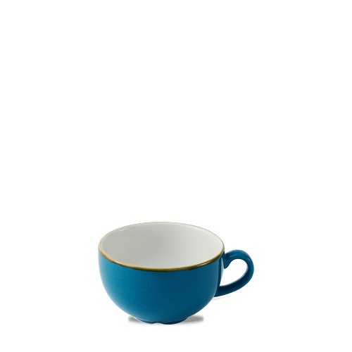 Churchill Super Vitrified Stonecast Java Blue Cappuccino-Tasse für Gastronomie