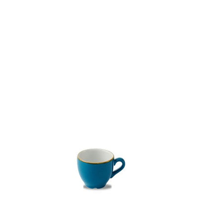 Churchill Super Vitrified Stonecast Java Blue Cappuccino-Tasse 10cl für Gastronomie