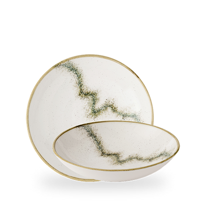 Churchill Super Vitrified Stonecast Spice Barley White Coupe Schale 18,2 cm für Gastronomie
