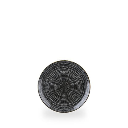 Churchill Super Vitrified Studio Prints Charcoal Black Teller für Gastronomie