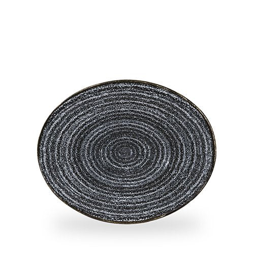 Churchill Super Vitrified Studio Prints Charcoal Black Teller 27cm für die Gastronomie