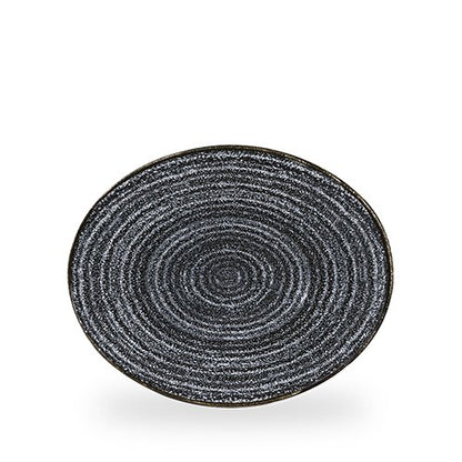 Churchill Super Vitrified Studio Prints Charcoal Black Teller 27cm für die Gastronomie
