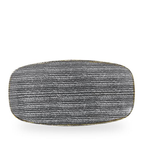 Churchill Super Vitrified Studio Prints Charcoal Black Platte für Gastronomie
