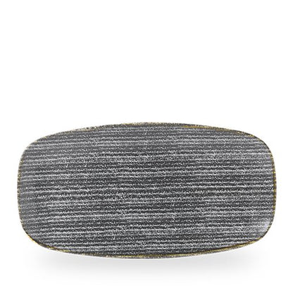 Churchill Super Vitrified Studio Prints Charcoal Black Platte für Gastronomie