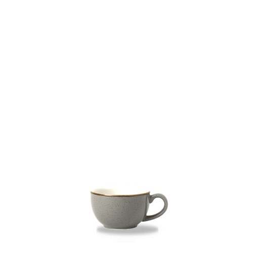 Cappuccino Becher Stonecast Peppercorn Grey für Gastronomie
