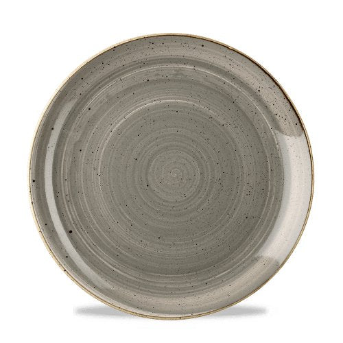 Churchill Super Vitrified Stonecast Peppercorn Grey Teller 23cm für Gastronomie