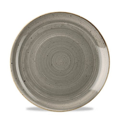 Churchill Super Vitrified Stonecast Peppercorn Grey Teller 23cm für Gastronomie