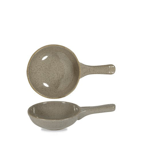 Churchill Super Vitrified Stonecast Peppercorn Grey Servierpfanne 37cm, ideal für Gastronomie