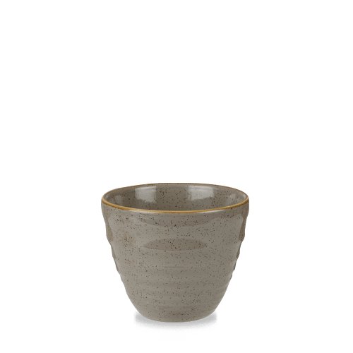 Churchill Super Vitrified Stonecast Peppercorn Grey Chip Mug für Getränkepräsentation in der Gastronomie
