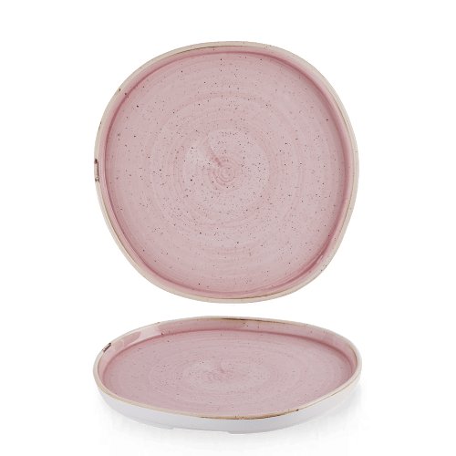 Churchill Super Vitrified Stonecast Petal Pink Teller, 26cm, für Gastronomie