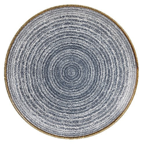 Churchill Super Vitrified Studio Prints Slate Blue Teller flach für Gastronomie