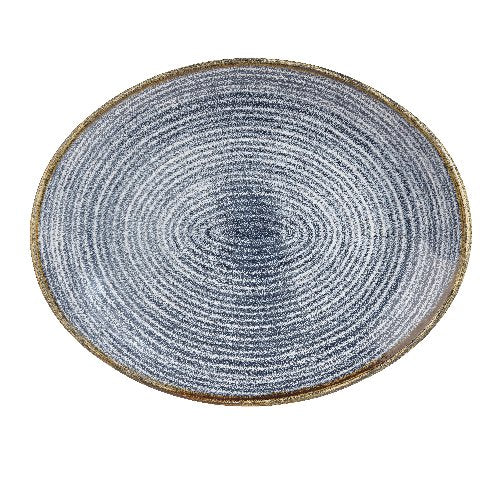 Churchill Super Vitrified Studio Prints Slate Blue Platte 31,7cm für die Gastronomie