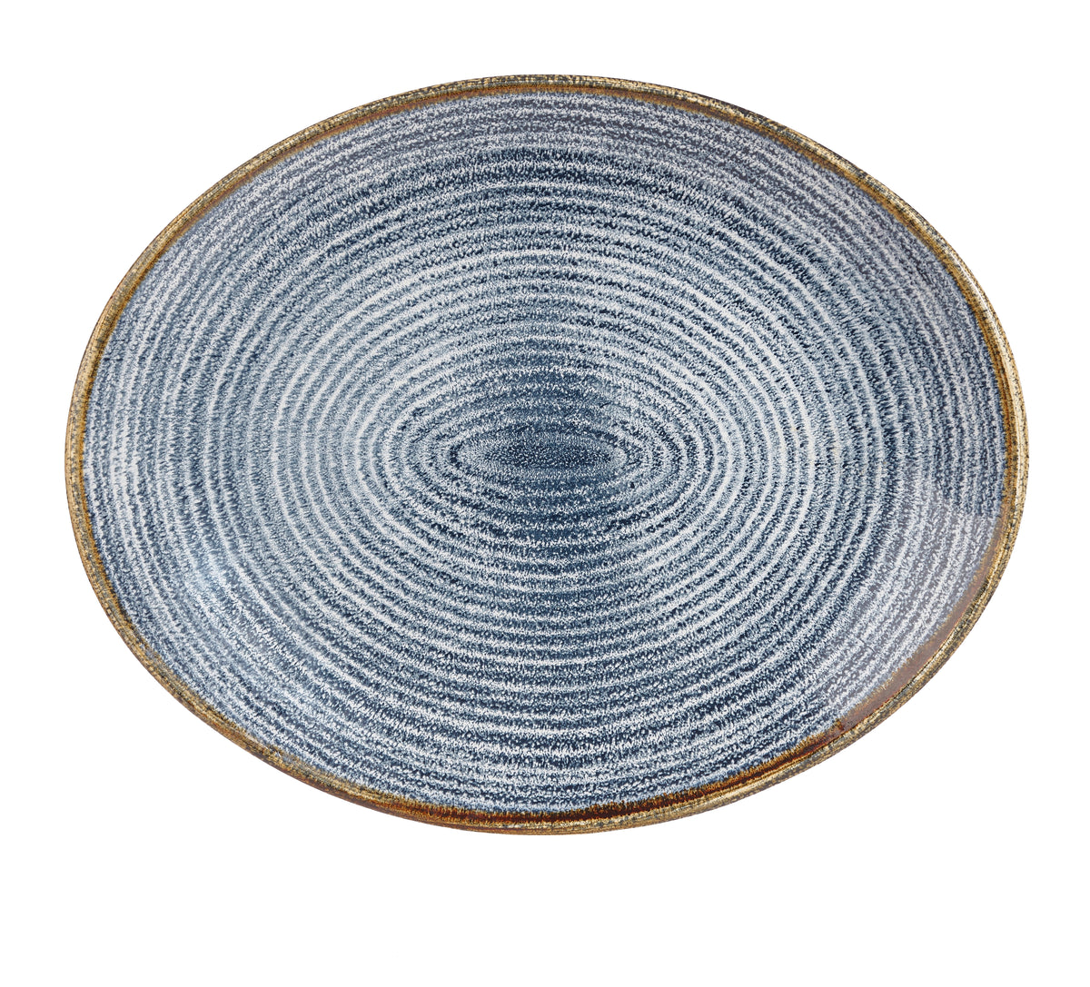 Churchill Super Vitrified Studio Prints Slate Blue Platte für Gastronomie und Catering