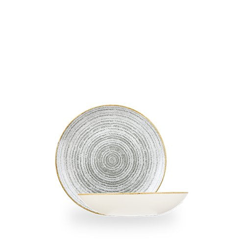 Churchill Super Vitrified Studio Prints Teller Steingrau, 18,2cm für Gastronomie