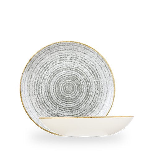 Churchill Super Vitrified Studio Prints Teller in Steingrau für Gastronomie