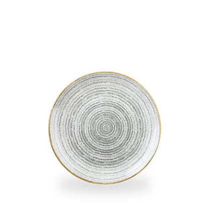 Churchill Super Vitrified Studio Prints Stone Grey Teller für die Gastronomie