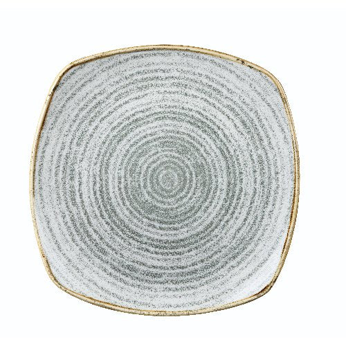 Churchill Super Vitrified Studio Prints Stone Grey Teller 21,5cm für Gastronomie