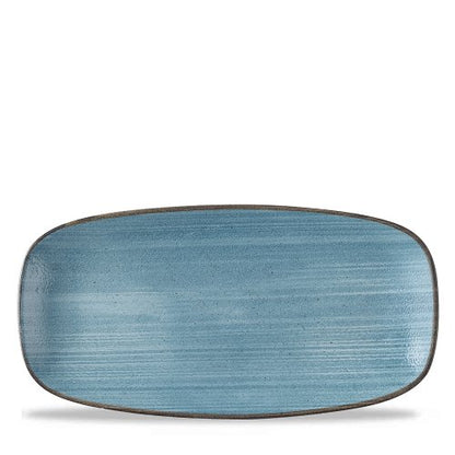 Churchill Super Vitrified Stonecast Raw Teal Platte für Gastronomie