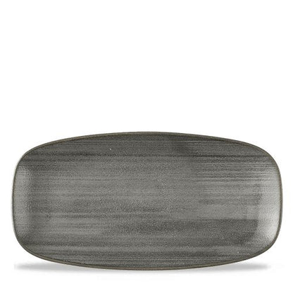 Churchill Super Vitrified Stonecast Raw Black Platte für die Gastronomie