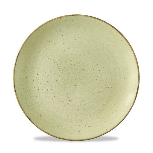 Churchill Super Vitrified Stonecast Raw Green flacher Teller 26cm für Gastronomie