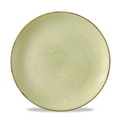 Churchill Super Vitrified Stonecast Raw Green flacher Teller 26cm für Gastronomie