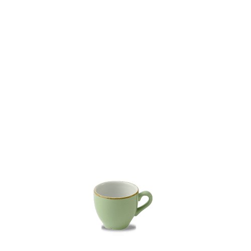 Churchill Super Vitrified Stonecast Sage Green Espresso-Tasse für Gastronomie