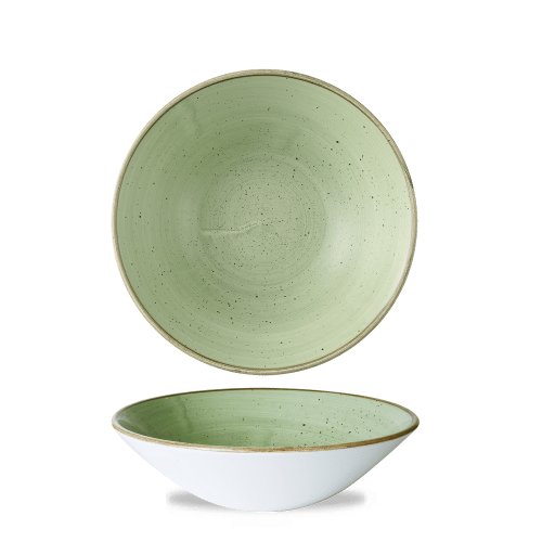 Churchill Super Vitrified Stonecast Sage Green Teller 22cm für Gastronomie