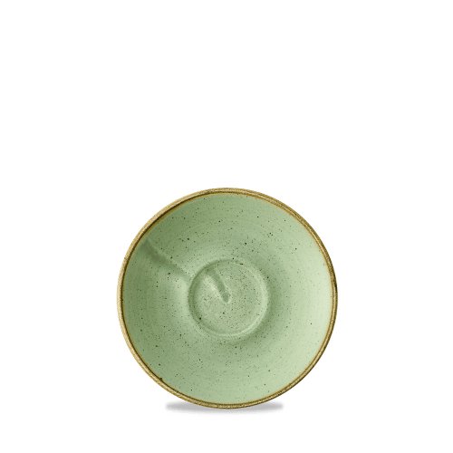 Churchill Super Vitrified Stonecast Sage Green Espresso-Untertasse 11,8 cm für Gastronomie