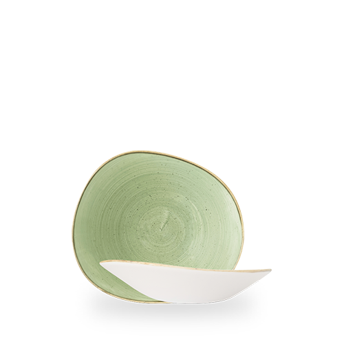 Churchill Super Vitrified Stonecast Sage Green Opal-Schale 20cm für Gastronomie.