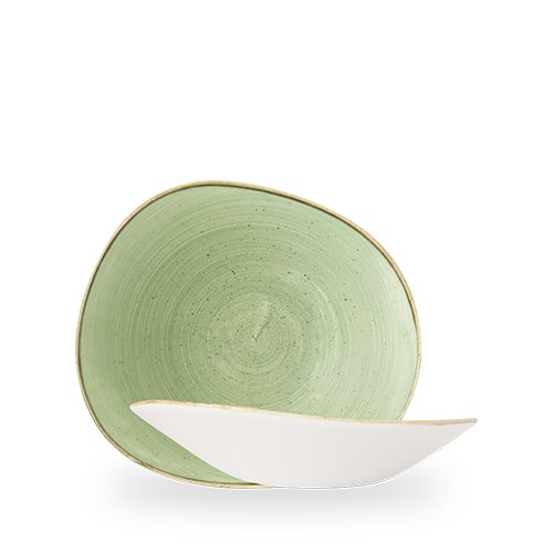 Churchill Super Vitrified Stonecast Sage Green Opal-Schale 25cm für Gastronomie