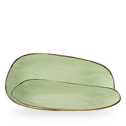 Churchill Super Vitrified Stonecast Sage Green Servierteller 35cm für Gastronomie