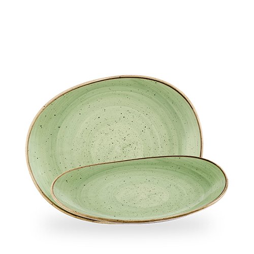 Churchill Super Vitrified Stonecast Sage Green Teller, rund, für Gastronomie und Catering