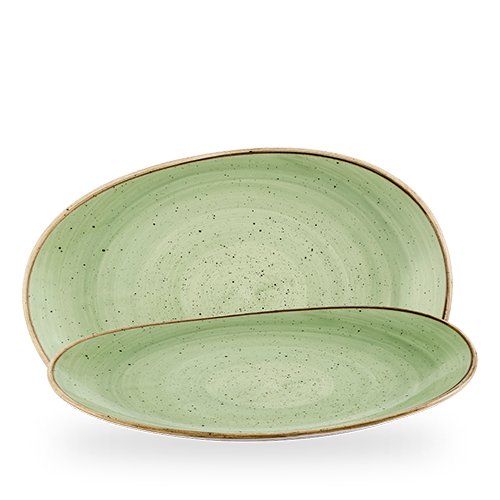 Churchill Stonecast Sage Green Teller für Gastronomie und Catering